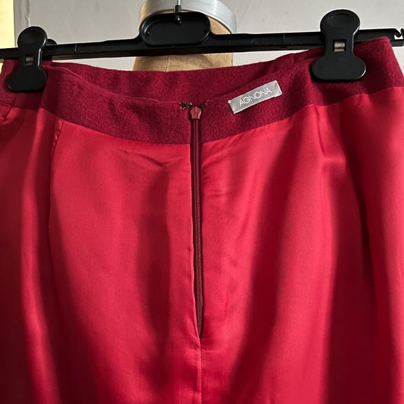 AGNONA SCARLET CASHMERE 2PC DRESS US 6 - Picture 3 of 5